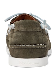 Polo Ralph Lauren Brown Brown Merton Suede Boat Shoes - Image 3 of 4