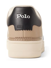 Polo Ralph Lauren Cream Masters Court Suede Trainers - Image 4 of 4
