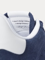 Polo Ralph Lauren Blue Masters Court Suede Trainers - Image 5 of 5