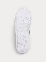 Polo Ralph Lauren White Masters Court Contrast Suede Trainers - Image 5 of 5