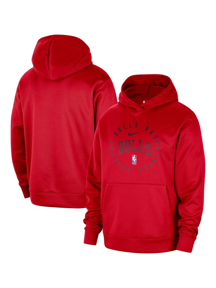 Fanatics Red NBA Chicago Bulls Dri-FIT Spotlight Pullover Hoodie - Image 1 of 3 Fanatics Red NBA Chicago Bulls Dri-FIT Spotlight Pullover Hoodie - Image 1 of 3