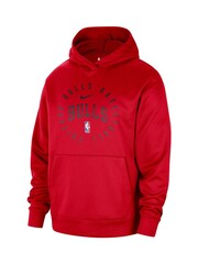 Fanatics Red NBA Chicago Bulls Dri-FIT Spotlight Pullover Hoodie - Image 3 of 3