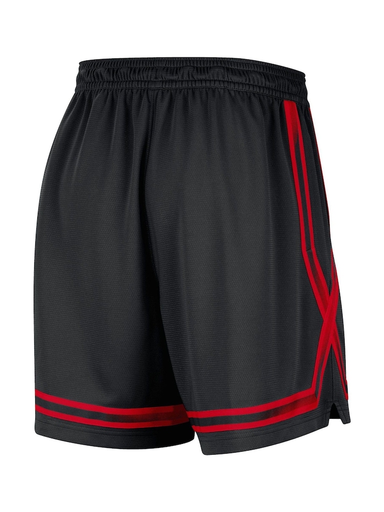 Fanatics Womens NBA Chicago Bulls NBA Black Shorts - Image 2 of 3 Fanatics Womens NBA Chicago Bulls NBA Black Shorts - Image 2 of 3