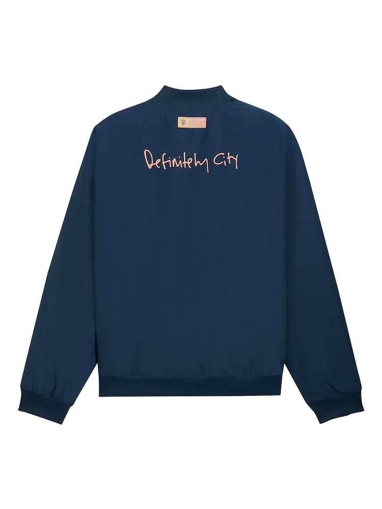 Puma Blue x NG Manchester City Bomber Jacket - Image 2 of 3 Puma Blue x NG Manchester City Bomber Jacket - Image 2 of 3