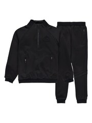 Fanatics Kids Sunderland Mono Black Tracksuit - Image 1 of 3