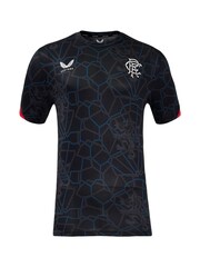Castore Black Glasgow Rangers Third Matchday T-Shirt - Image 3 of 3