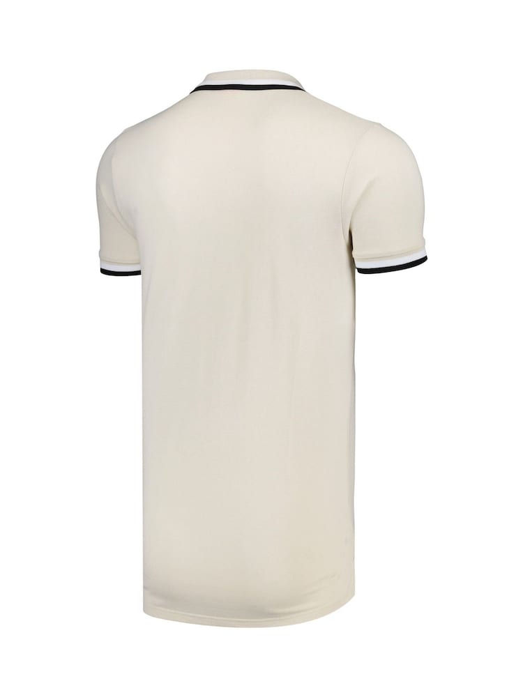 Fanatics Arsenal Tipped Brown Polo Shirt - Image 2 of 3 Fanatics Arsenal Tipped Brown Polo Shirt - Image 2 of 3