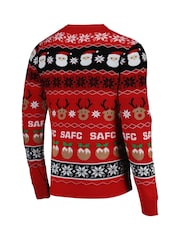 Fanatics Adults Red Sunderland Christmas Jumper - Image 3 of 3