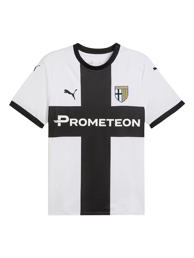 Puma White Parma Home Shirt 24-25 - Image 2 of 3