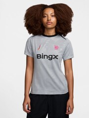 Nike Grey Womens Chelsea Pre-Match Top - Image 1 of 3