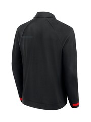 Formula 1 Iconic Long Sleeve 100% Cotton Black Polo Shirt - Bild 3 von 3