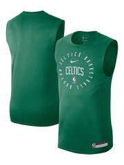 Fanatics Green NBA Boston Celtics Practice Sleeveless Top - Image 1 of 3