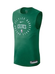Fanatics Green NBA Boston Celtics Practice Sleeveless Top - Image 2 of 3