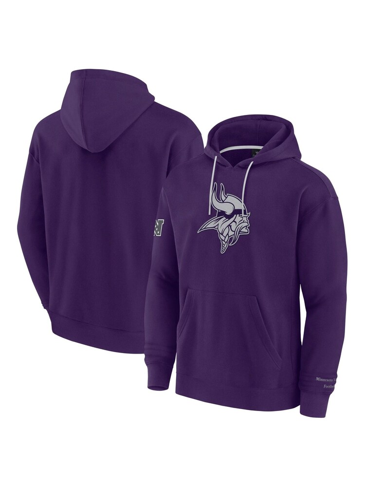 Fanatics Purple NFL Minnesota Vikings Elements Fleece Pullover Hoodie - Image 1 of 3
