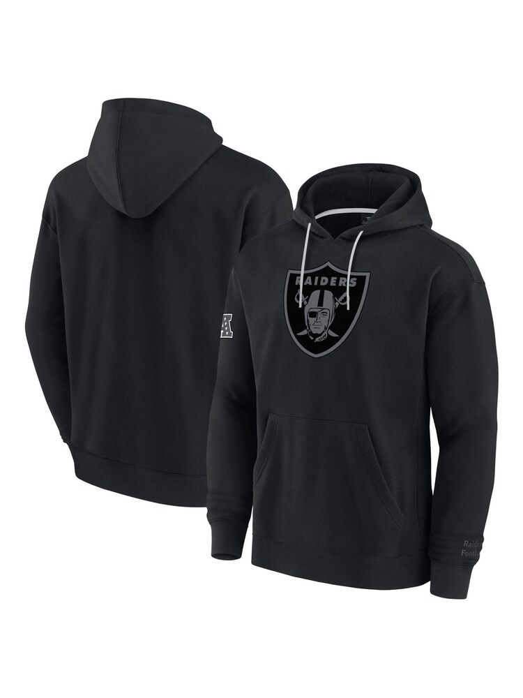 Fanatics NFL Las Vegas Raiders Elements Fleece Pullover Black Hoodie - Image 1 of 3