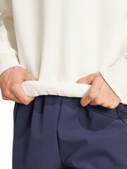 adidas White Juventus SZN Full Zip Hoodie - Image 3 of 3