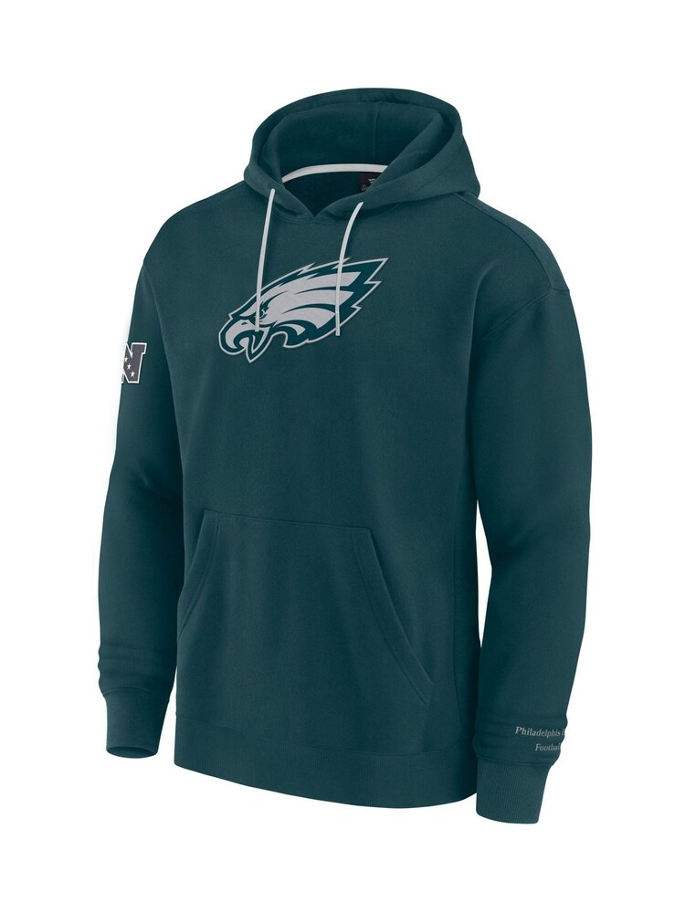 Fanatics Green NFL Philadelphia Eagles Elements Fleece Pullover Hoodie - Image 2 of 3 Fanatics Green NFL Philadelphia Eagles Elements Fleece Pullover Hoodie - Image 2 of 3