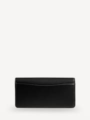 COACH Black Evie Leather Long Wallet On Chain - Image 4 of 6