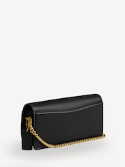 COACH Black Evie Leather Long Wallet On Chain - Image 5 of 6