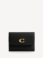 COACH Black Leather Essential Card Holder Wallet - Image 1 of 4