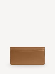 COACH Brown Evie Leather Long Wallet On Chain - Image 4 of 7