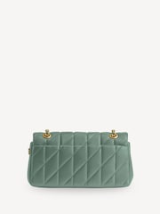 COACH Green Quilted Tabby 26 Shoulder Bag With Chain - Image 4 of 7