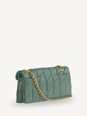 COACH Green Quilted Tabby 26 Shoulder Bag With Chain - Image 5 of 7