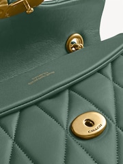 COACH Green Quilted Tabby 26 Shoulder Bag With Chain - Image 7 of 7