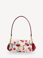 COACH White "White Cherry Tabby Shoulder Bag 20" - Image 1 of 5