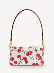 COACH White "White Cherry Tabby Shoulder Bag 20" - Image 3 of 5