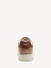COACH Brown High Line Leather Trainers - Image 5 of 6