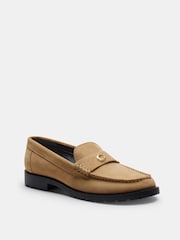 Maro - Mocasini COACH Jocelyn din piele întoarsă - Imaginea 2 din 6