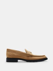 Maro - Mocasini COACH Jocelyn din piele întoarsă - Imaginea 3 din 6