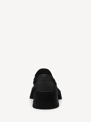 COACH Black/White Leah Platfrom Loafers - Image 6 of 6