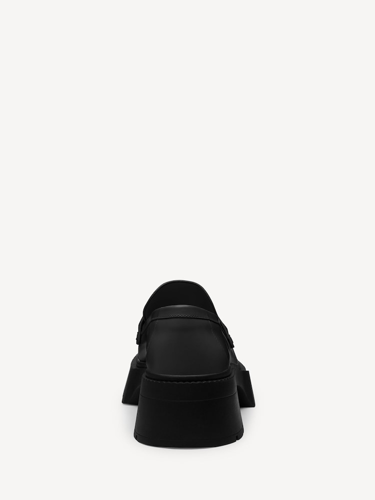 COACH Black/White Leah Platfrom Loafers - Image 6 of 6