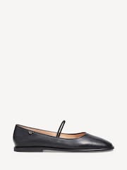 COACH Black Emilia Leather Mary Jane Shoes - Image 1 of 6