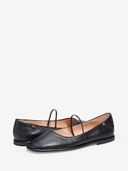 COACH Black Emilia Leather Mary Jane Shoes - Image 3 of 6
