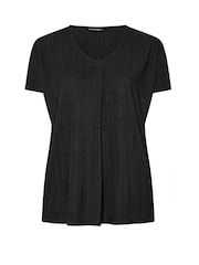 Evans Black Plisse Pleated Swing Top - Image 5 of 5