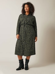 Evans Green Jersey Crepe Utility Dress - Image 2 of 5