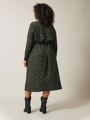 Evans Green Jersey Crepe Utility Dress - Image 3 of 5