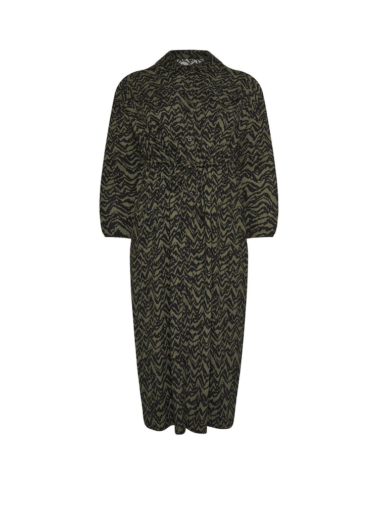 Evans Green Jersey Crepe Utility Dress - Image 5 of 5