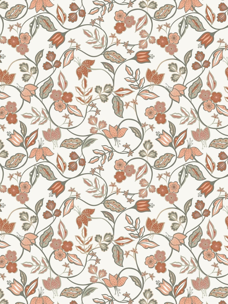 Avalon Home Orange Rust Vintage Oven 100% Cotton Gloves - Image 3 of 4