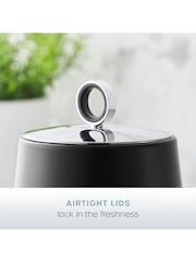 Swan Black Serenity Set of 3 Kitchen Storage Canisters - Image 5 of 11
