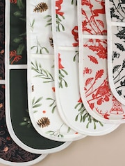 Avalon Home Green Forest Stag Oven Gloves - Image 3 of 5
