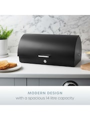Swan Black Serenity Bread Bin - Image 4 of 11