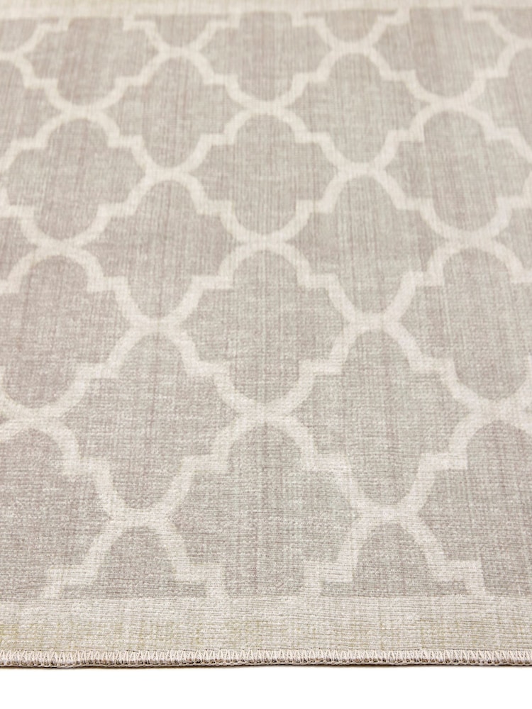Origin Rug Collection. Cream Washable Chateau Runner - Image 3 of 3