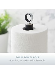 Swan Black Kitchen Towel Pole and Mug Tree Set - Image 4 of 10