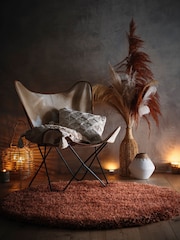 Origin Rug Collection. Orange Chicago Soft Shaggy Rug - Image 1 of 4