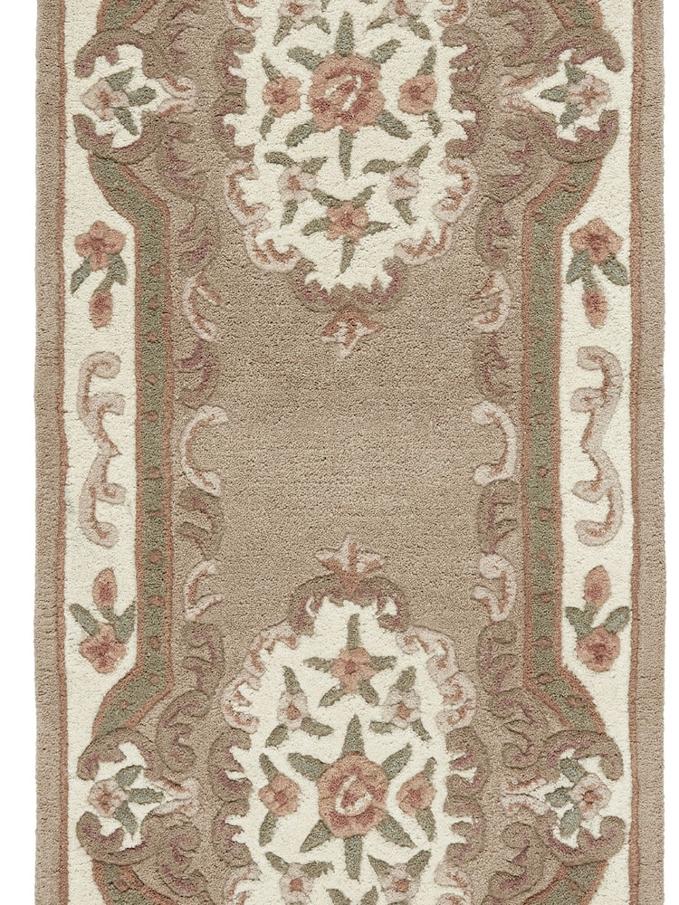 Origin Rug Collection. Cream Shensi Wool Runner - Image 2 of 4