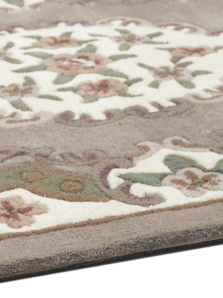 Origin Rug Collection. Cream Shensi Wool Runner - Image 4 of 4